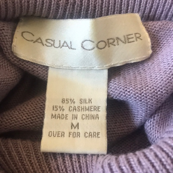 💕Casual Corner Silk Cashmere Turtleneck💕 - Picture 5 of 5